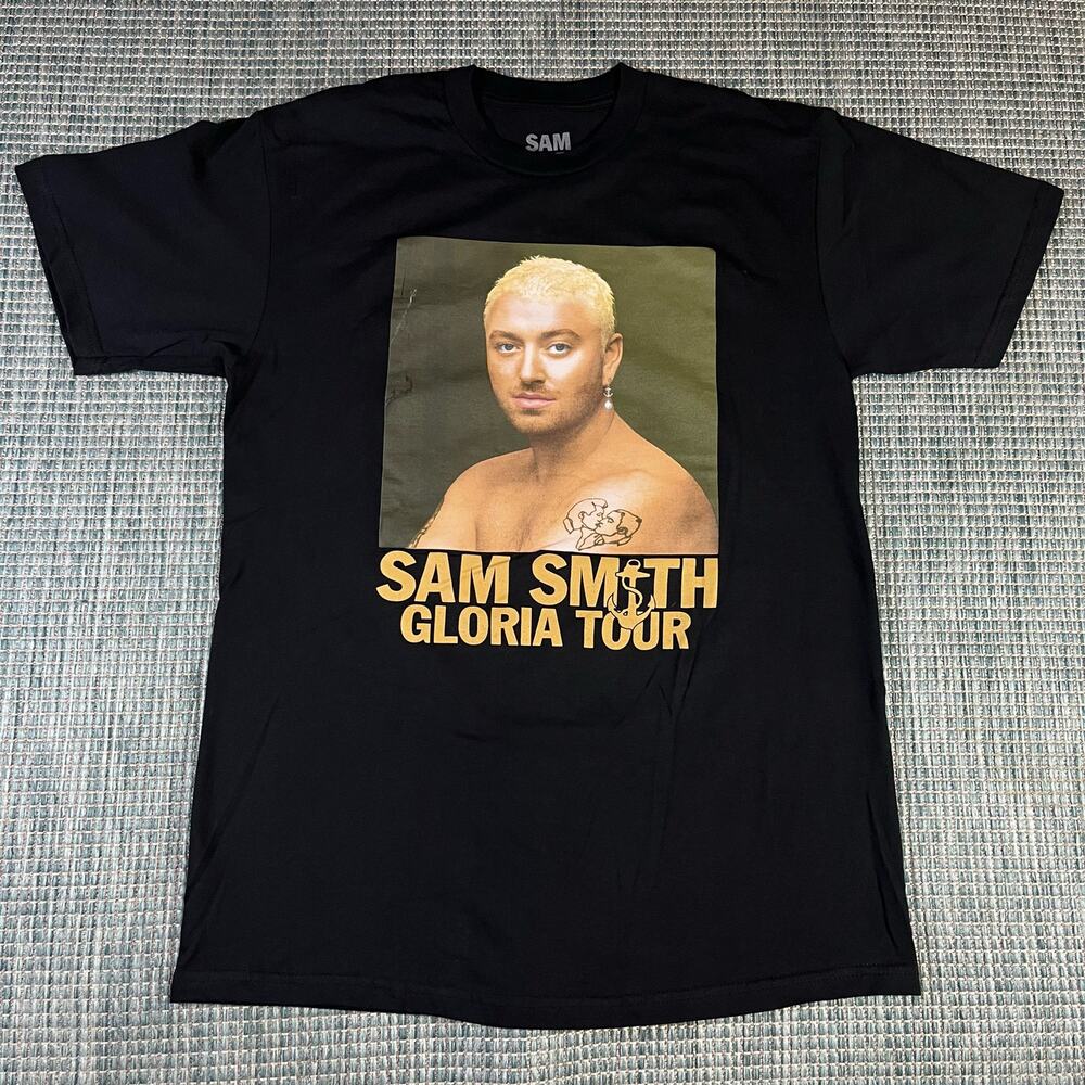Sam Smith Gloria Tour Black‎ T Shirt Adult Sz M New
